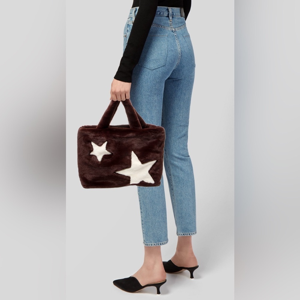 Son Jung Wan Faux Fur Star Tote Bag